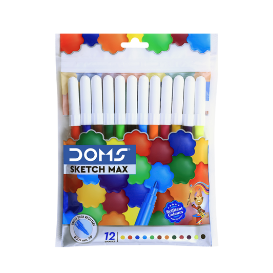 DOMS 12 Colour Sketch Pens