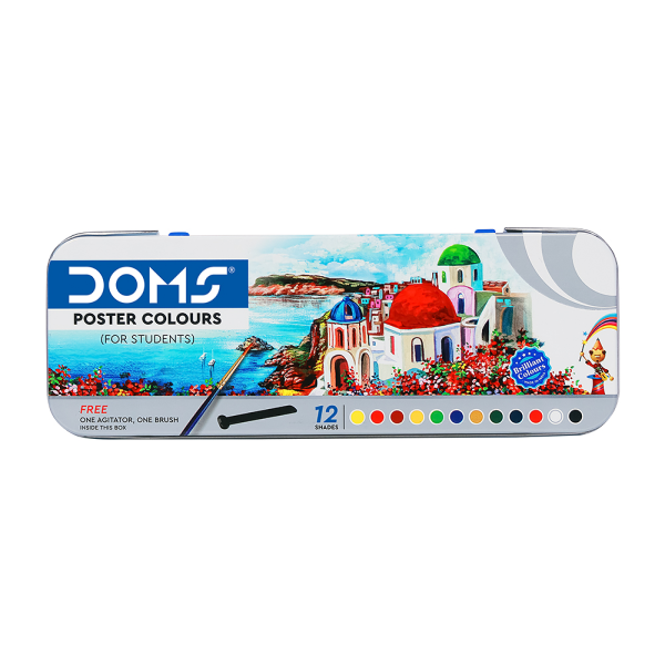MRP190 DOMS 12 Shade Poster Colours