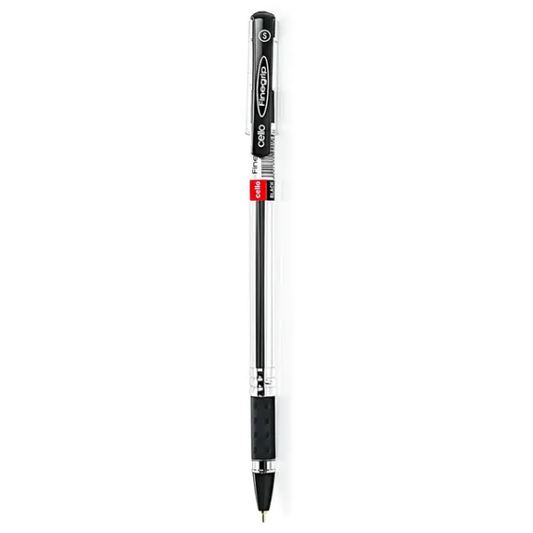 Black Cello Finegrip Ball Pen