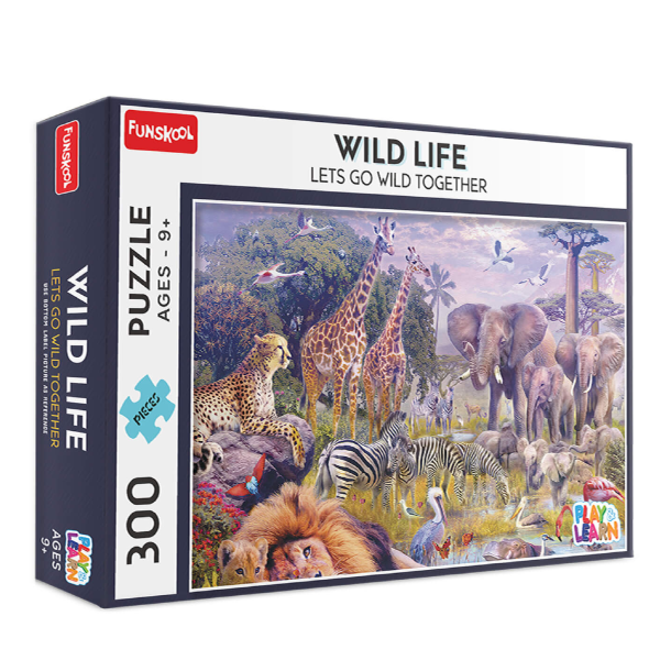 Funskool Wildlife 300 pc Puzzle