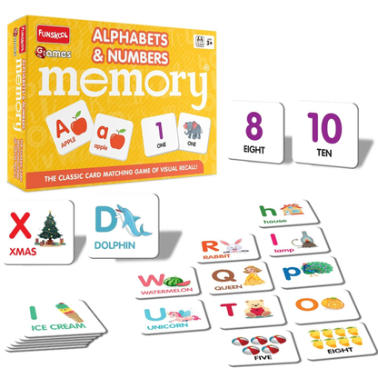 Funskool Alphabets & Numbers Memory Game