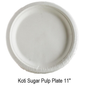 Koti Sugar Pulp Plate 11"