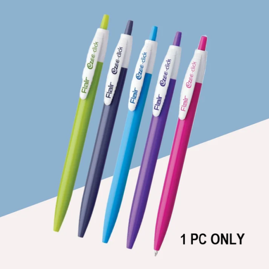 Flair Ezee Click Ball Pen (Blue)