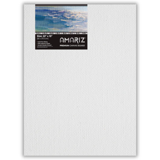 DOMS AMARIZ CANVAS BOARD 18"X24" (10PC CB) MRP350