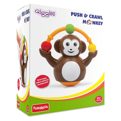 MRP599 Funskool Giggles Push & Crawl Monkey