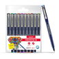 MRP100 Luxor Fine Writer Pens (Coloured)